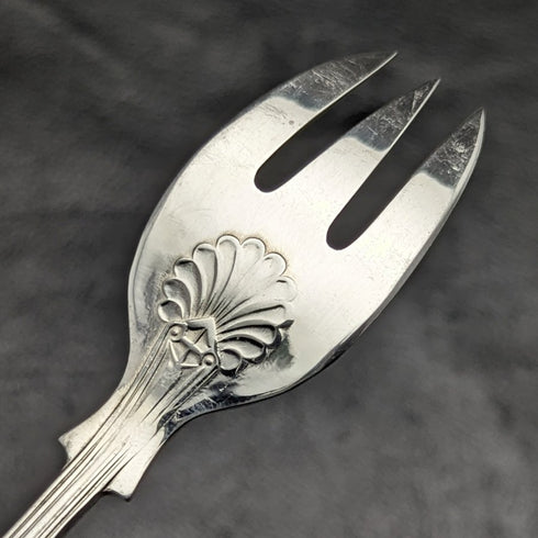 6 把英國復古鍍銀叉子裝在一個盒子裡